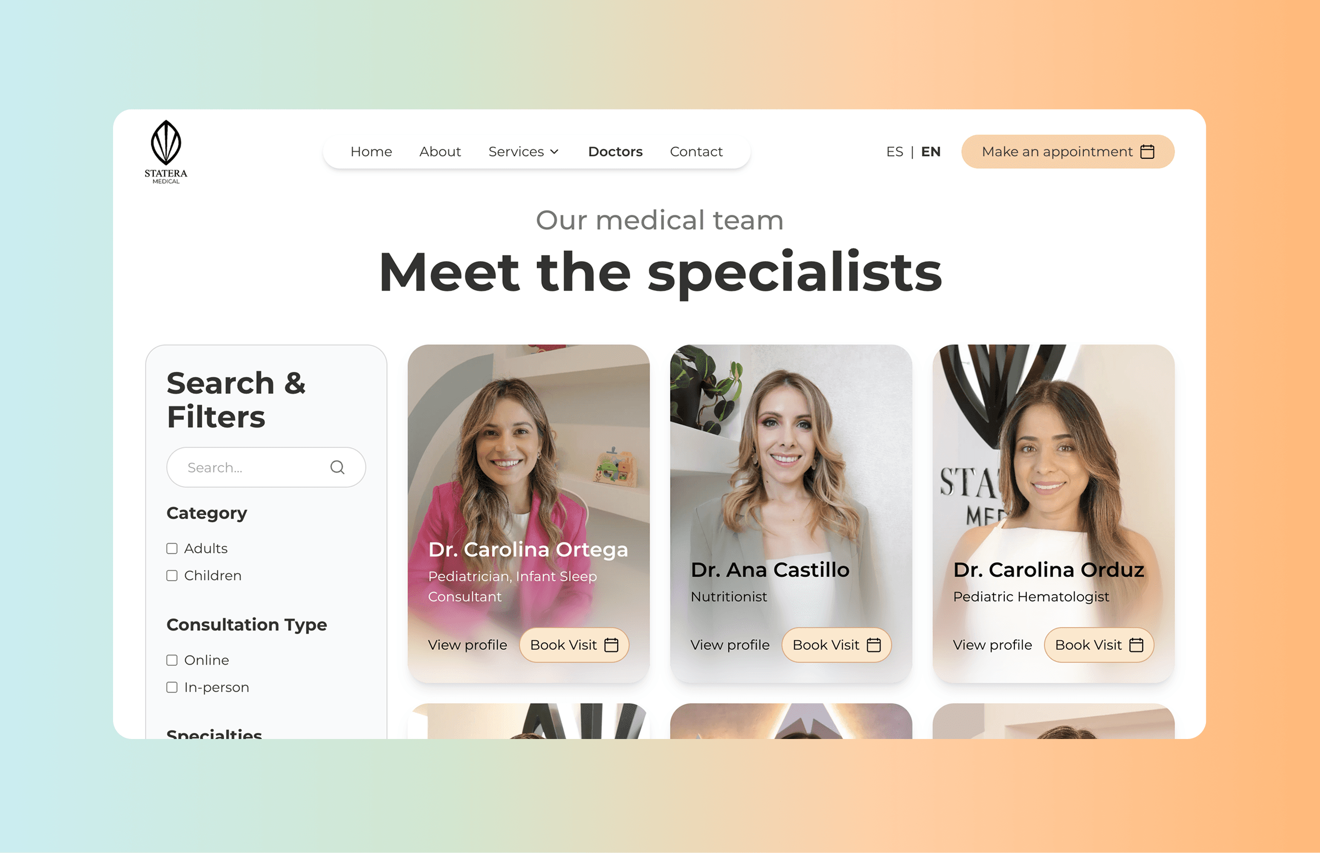 Statera Medical solution image